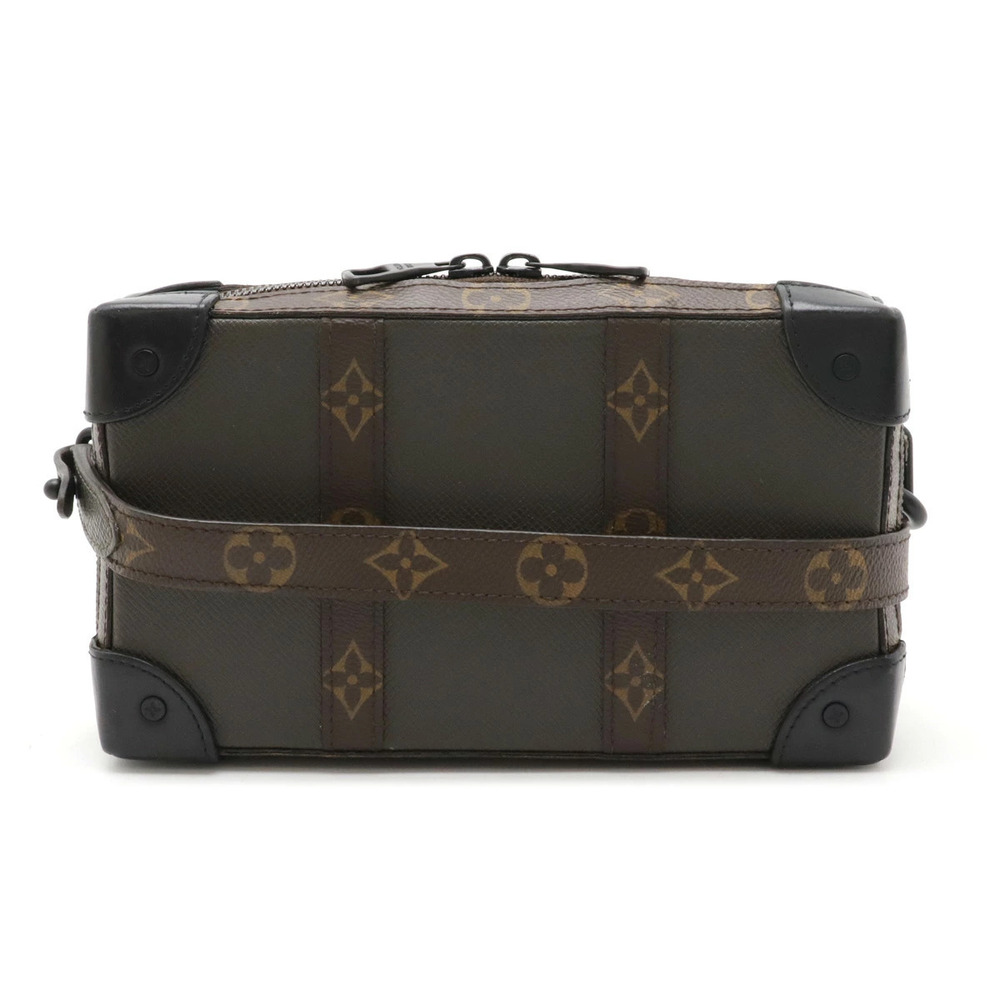 LOUIS VUITTON Taiga Monogram Soft Trunk Wallet Crossbody Bag Clutch